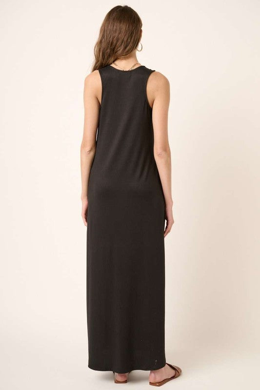 Scoop Neck Tank Maxi Dress