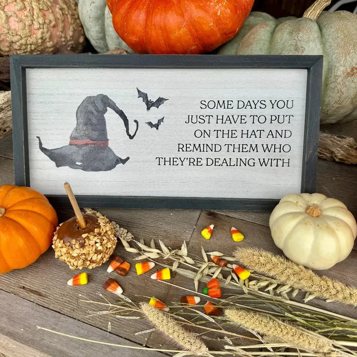 Put On the Hat Halloween Frame