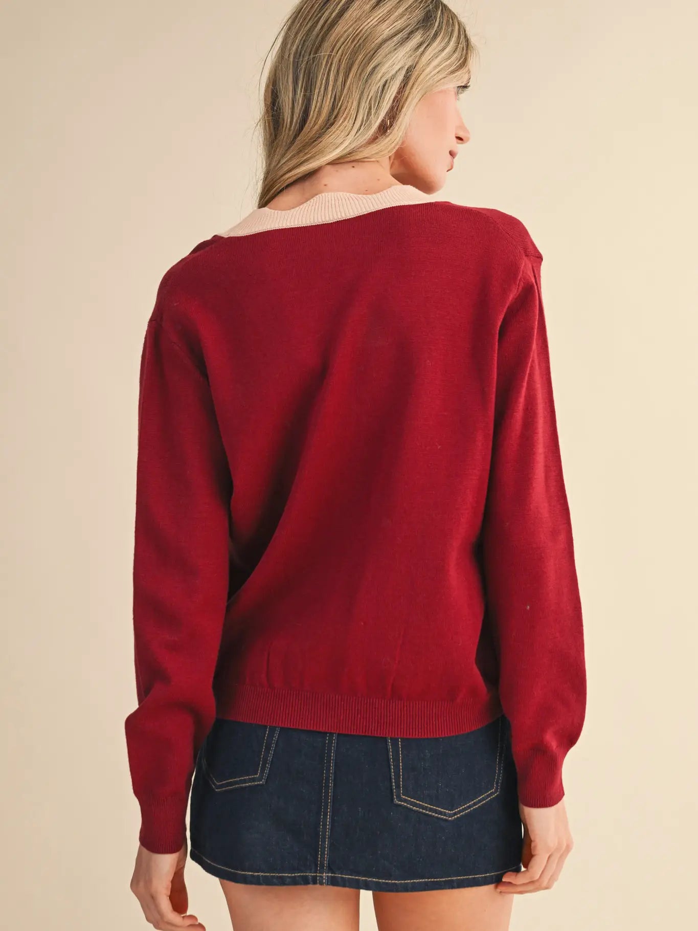 Scalloped Sweater Cardigan