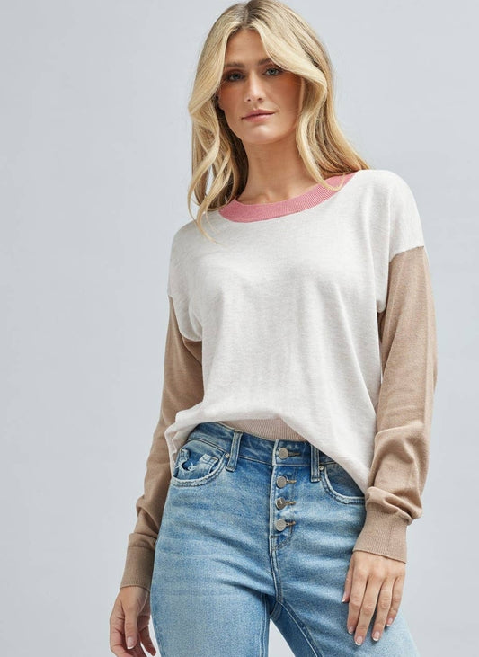 Color Block Pullover