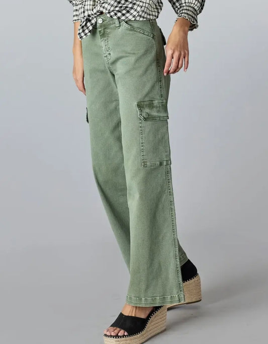 Cargo Wide Leg Jean