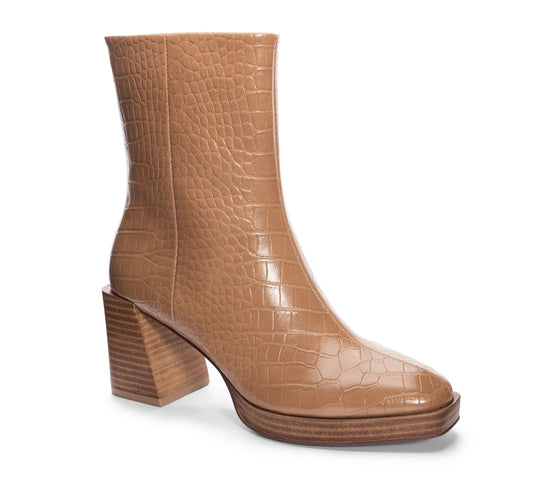 Camel Croco Boot