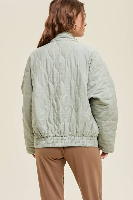 Quilted Jacket with Pockets