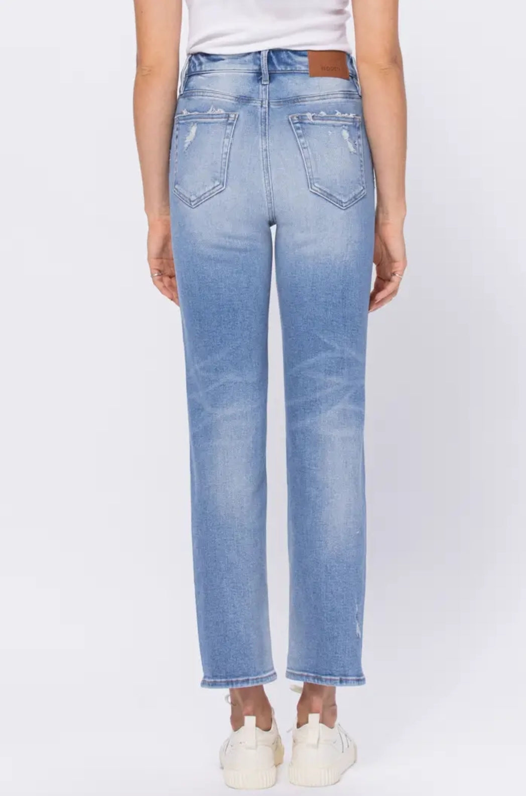 Light Wash Classic Stretch Straight Jean