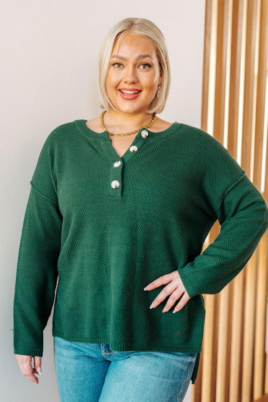 Online Only - Good Afternoon Henley Sweater