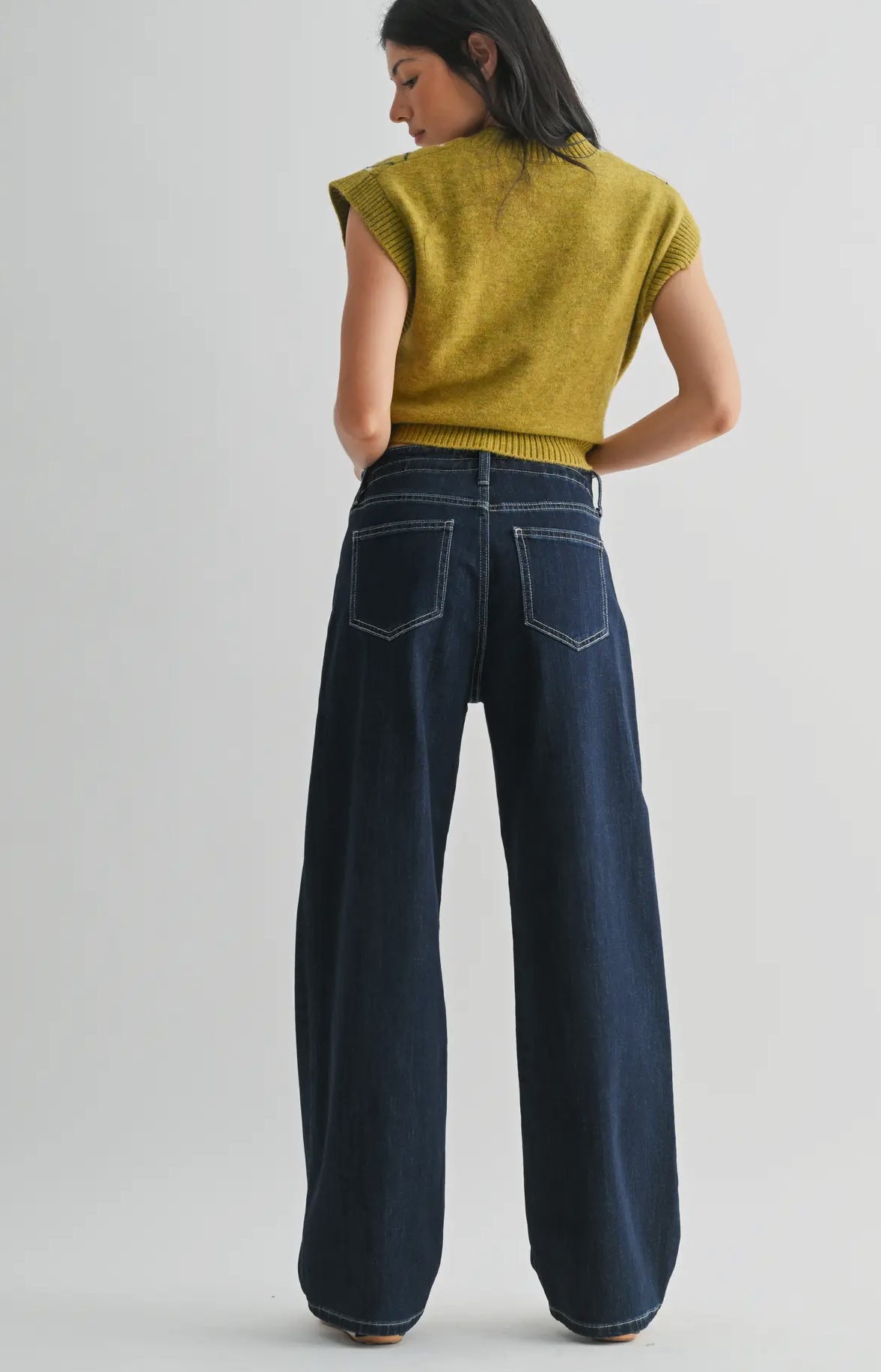 Drawstring Wide Leg