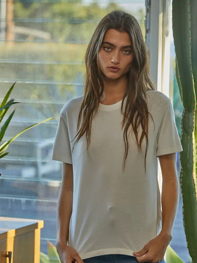 Knit Cotton Jersey Tee