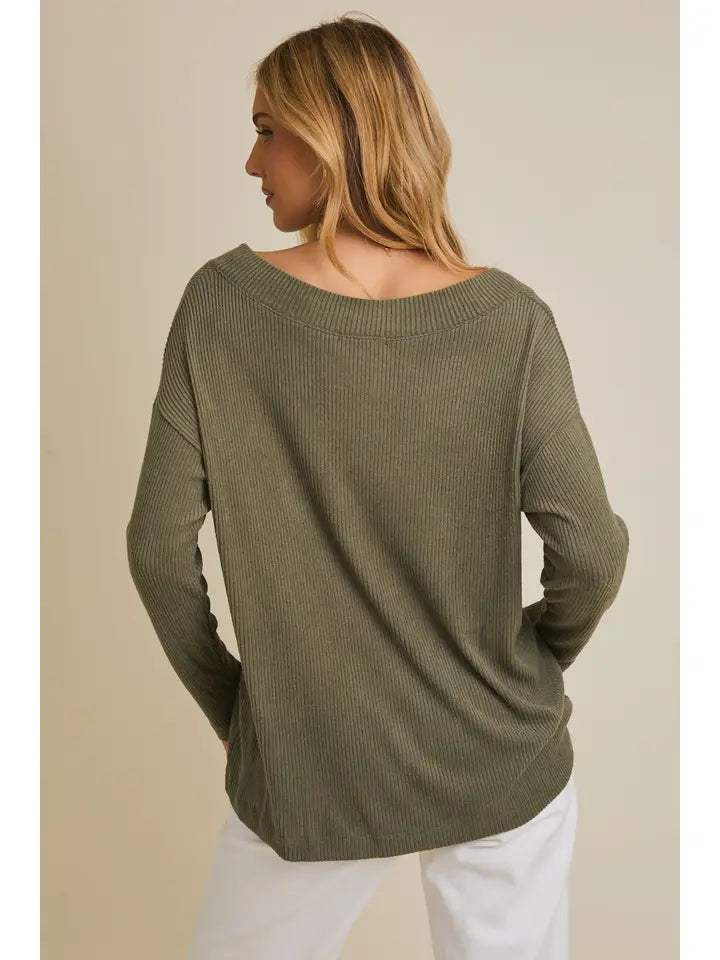 The Olive Ease Sweater