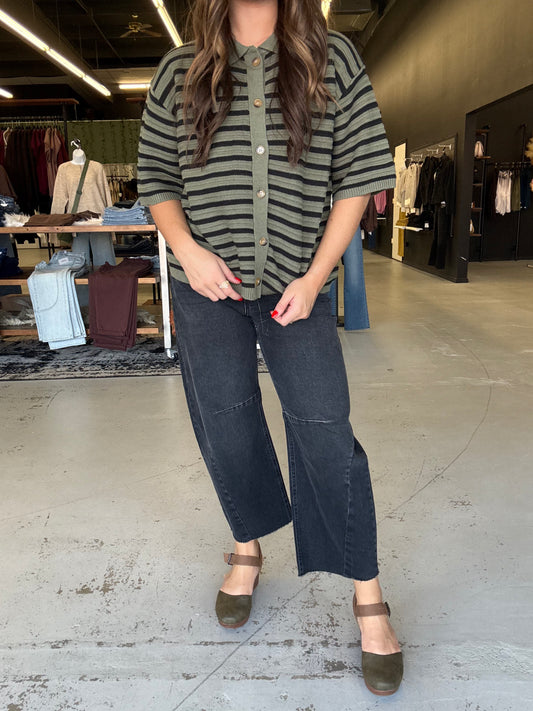 The Easy Stripe Sweater Polo