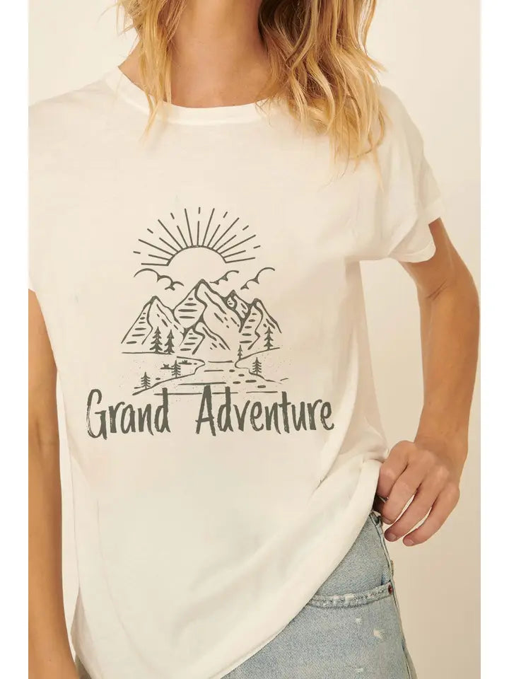 Grand Adventure Garment-Washed Graphic Tee