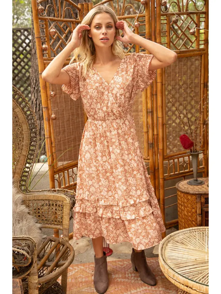 Gracelyn Floral Midi Dress