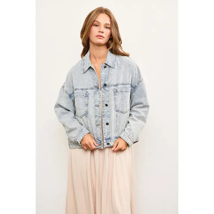 Distressed Denim Jacket