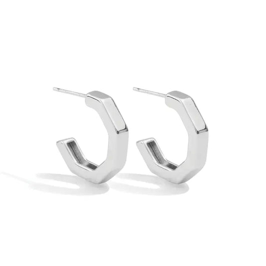 Thick Octagon Hoops