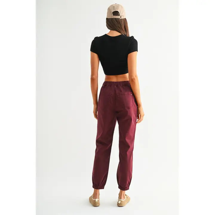 High Rise Jogger Crop
