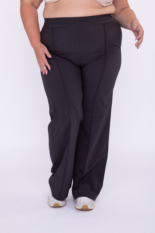 CURVY Straight Leg Active Pants