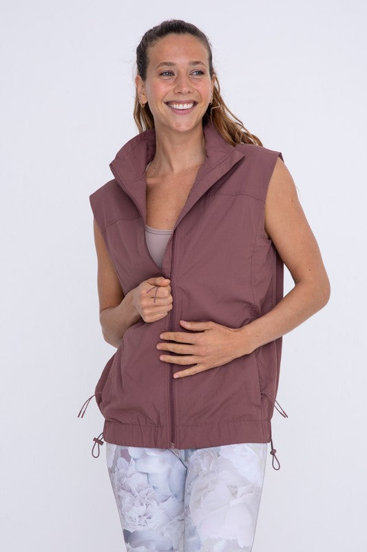 Oversized Bungee Active Vest