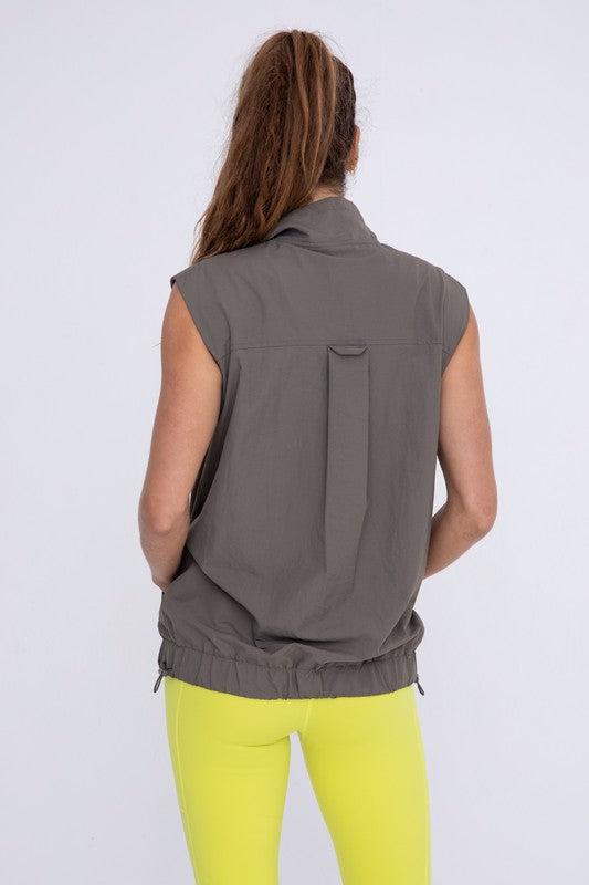 Oversized Bungee Active Vest