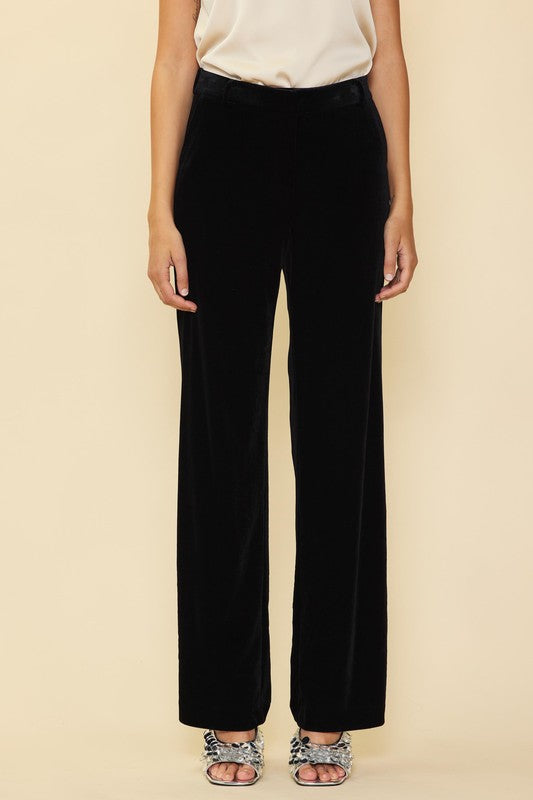 Velvet Straight Leg Pants