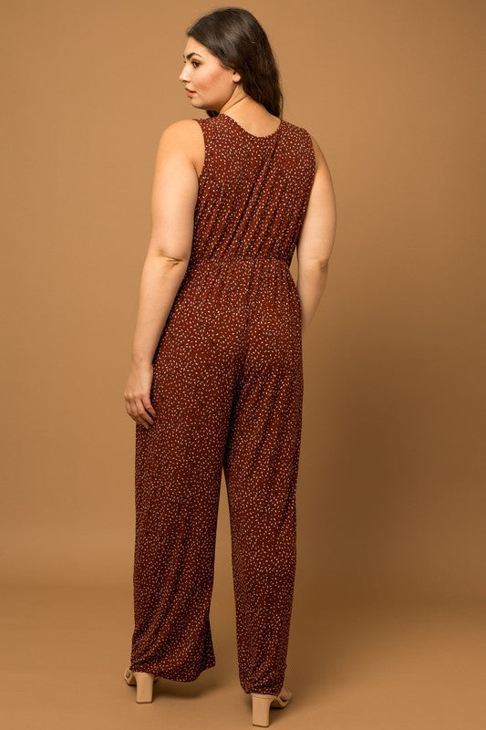 Sleeveless Wrap Jumpusit