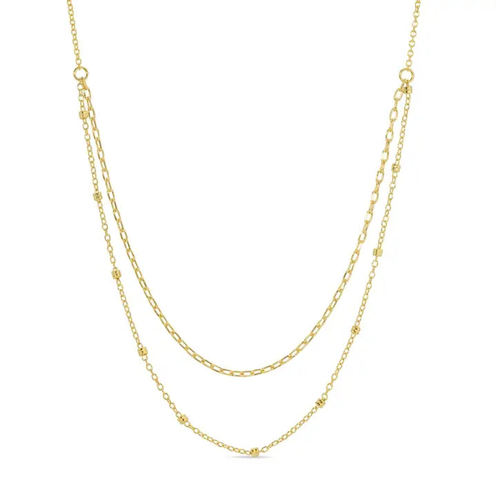 Delicate Double Appeal Necklace