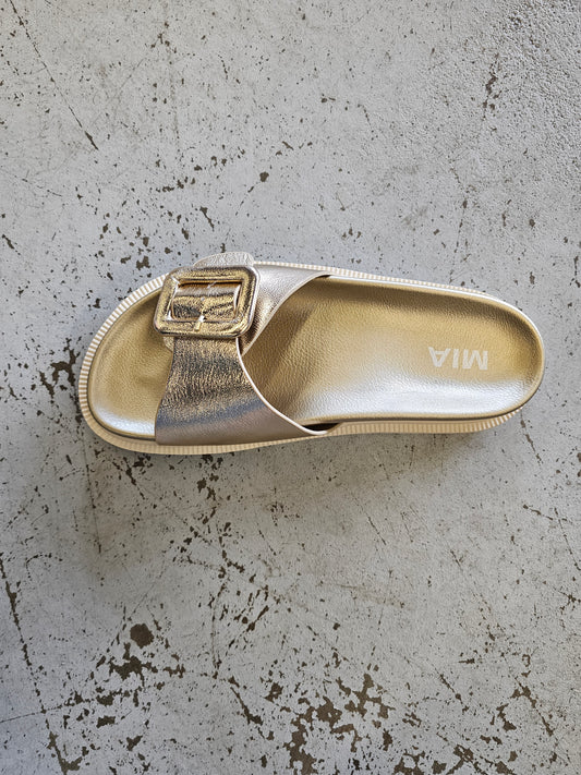 Gold Meta Sandal!