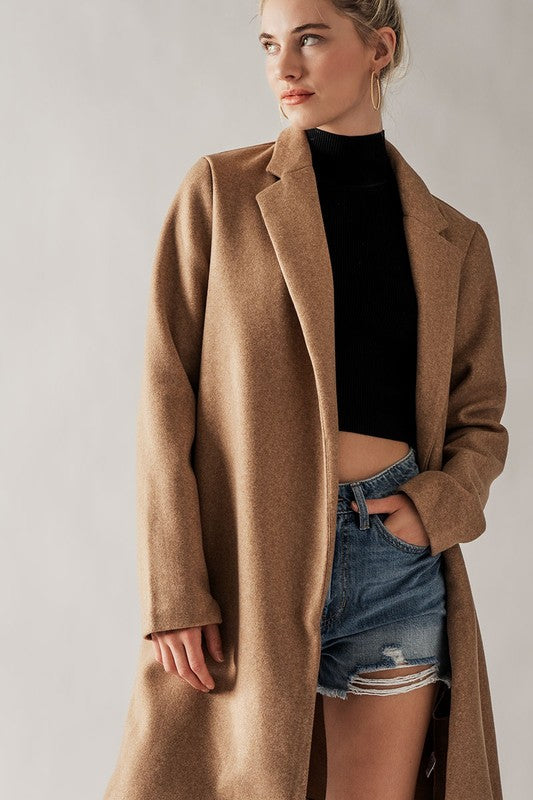 Basic Knit Coat