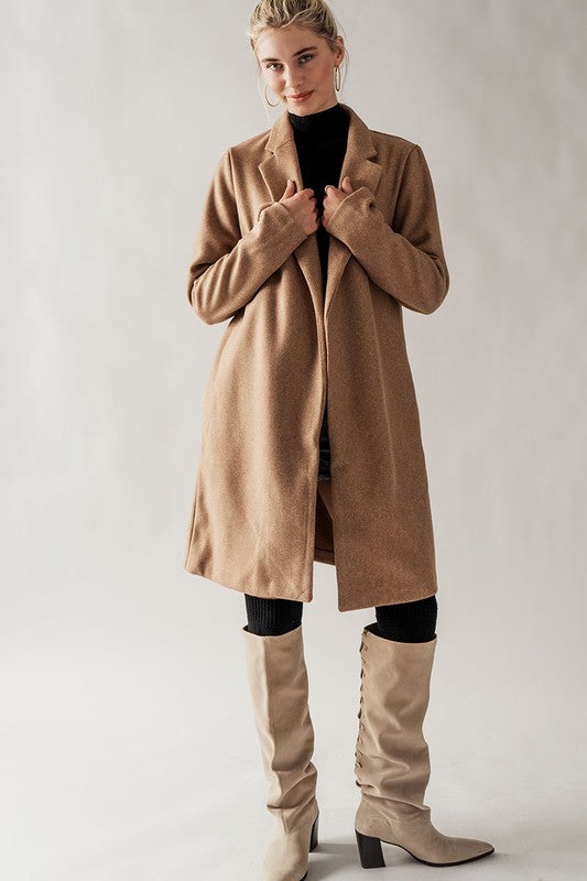 Basic Knit Coat