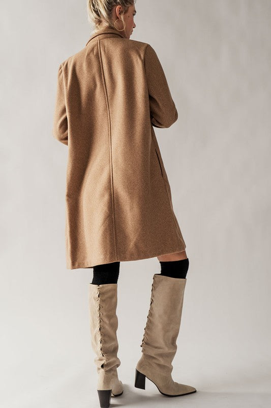 Basic Knit Coat