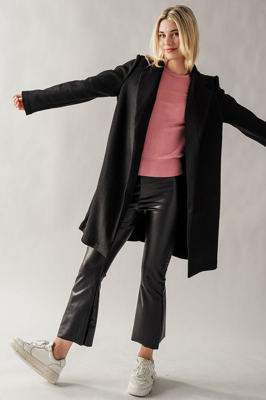 Basic Knit Coat