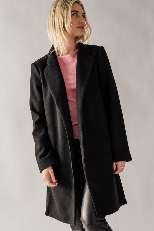 Basic Knit Coat