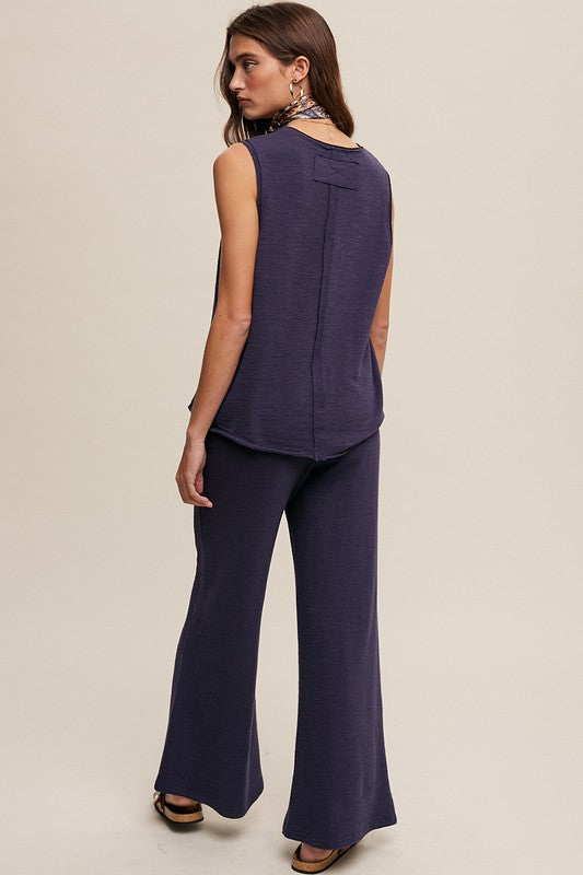 Soft Knit Tank and Sweatpant Set