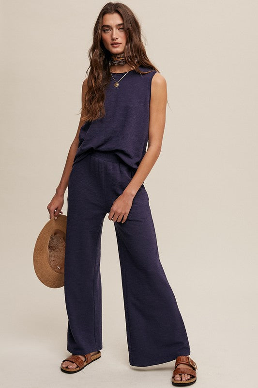 Soft Knit Tank and Sweatpant Set
