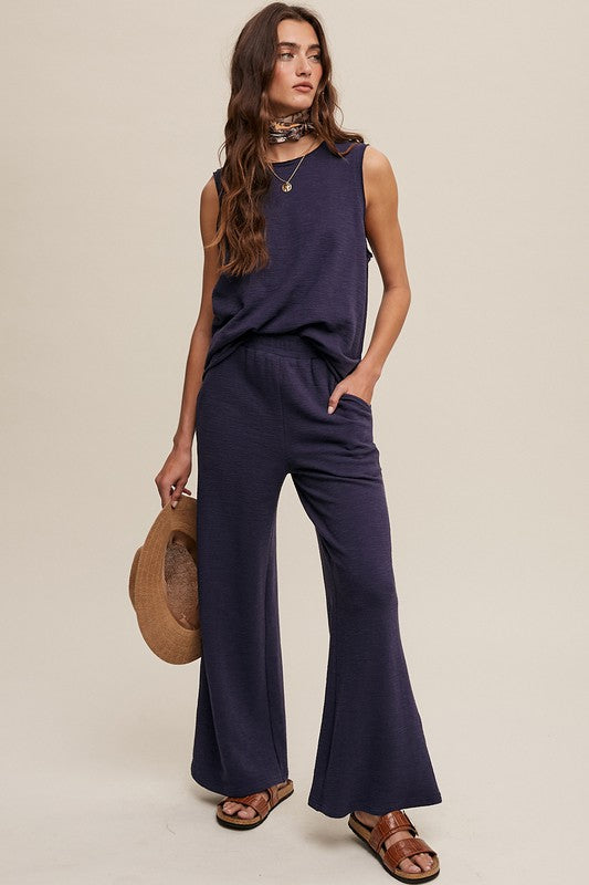 Soft Knit Tank and Sweatpant Set