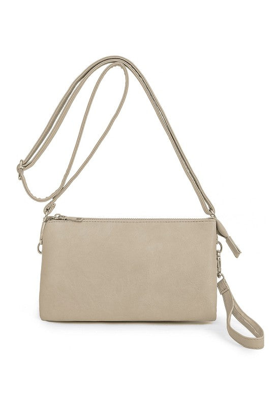 Vegan Leather Crossbody Clutch
