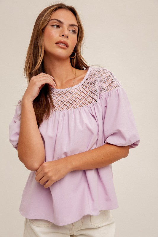 Lana Lavender Blouse