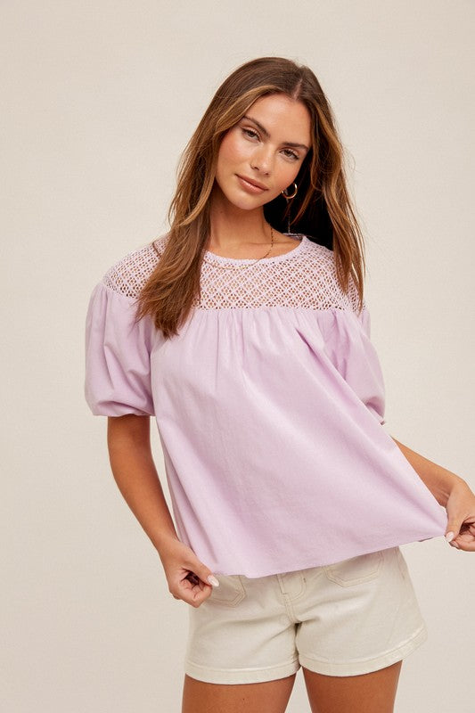 Lana Lavender Blouse