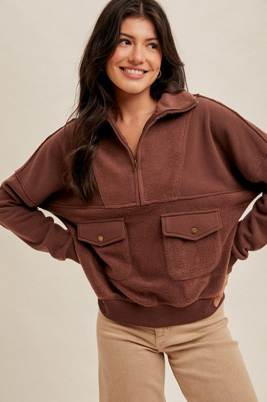 Half Zip Pullover!