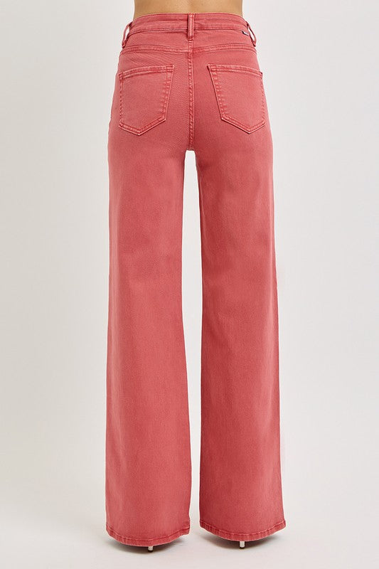Tummy Control High Rise Wide Pants