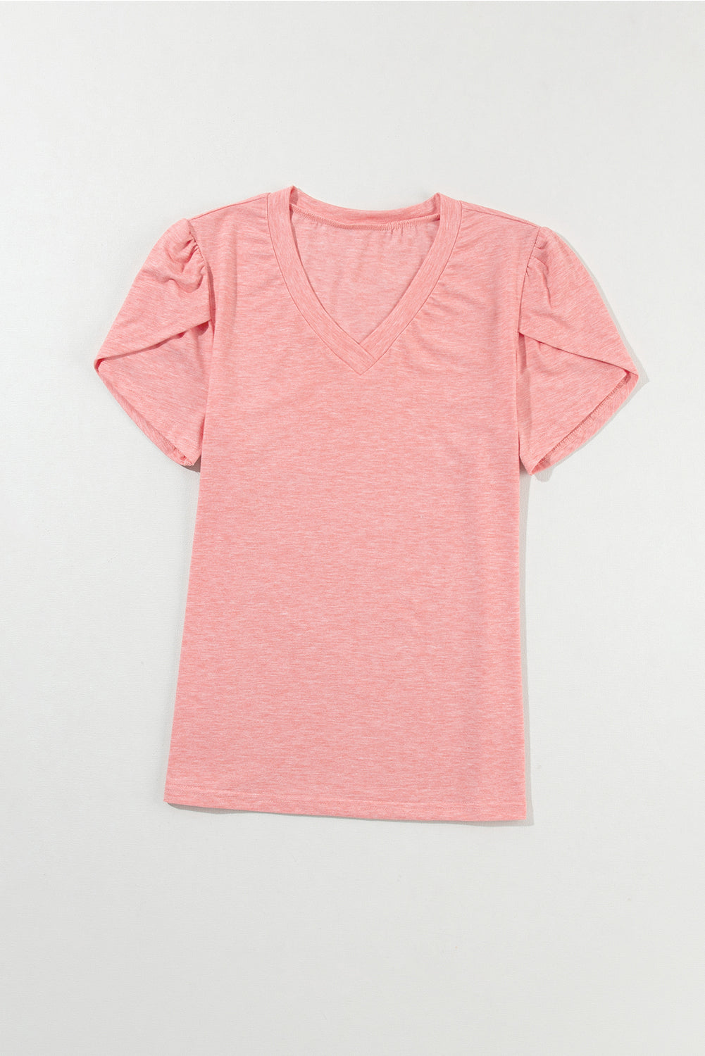 Pre-Order V-Neck Petal Sleeve T-Shirt