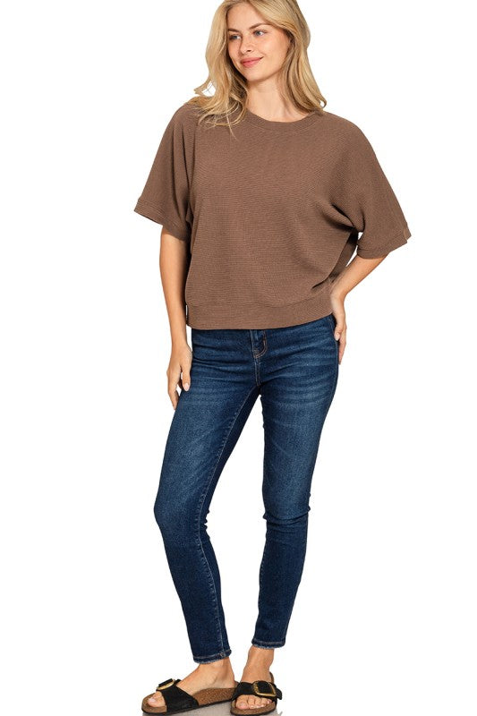 The Comfort Code Waffle Top