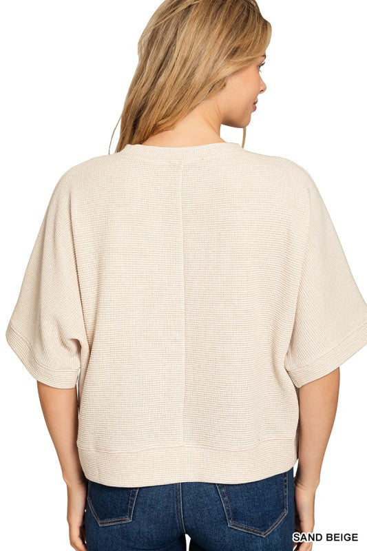 The Comfort Code Waffle Top