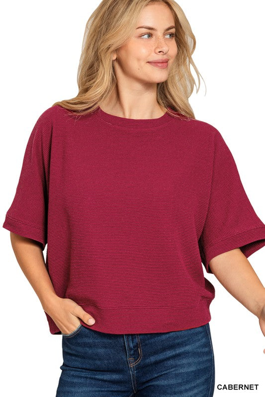 The Comfort Code Waffle Top