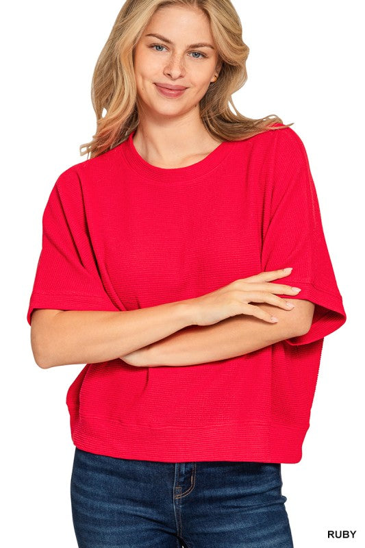 The Comfort Code Waffle Top