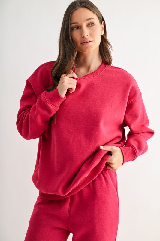 Oversized Fleece Sweatshirt
