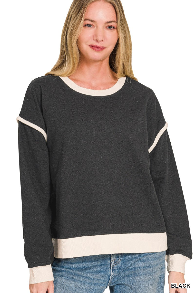 The Palmer Contrast Pullover