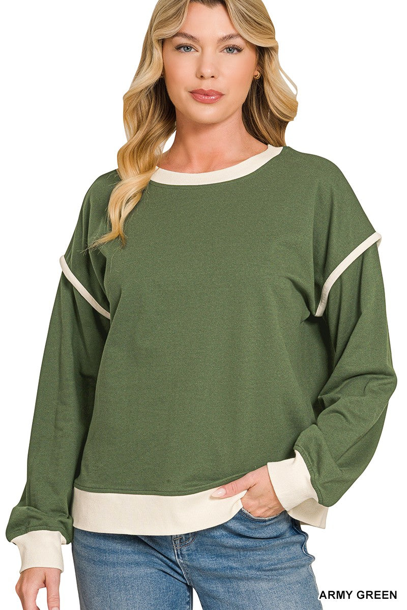 The Palmer Contrast Pullover