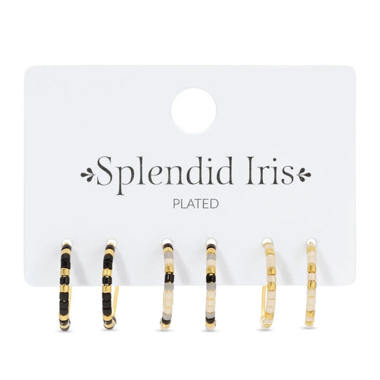 Set/3 Petite Miyuki Delica Hoops