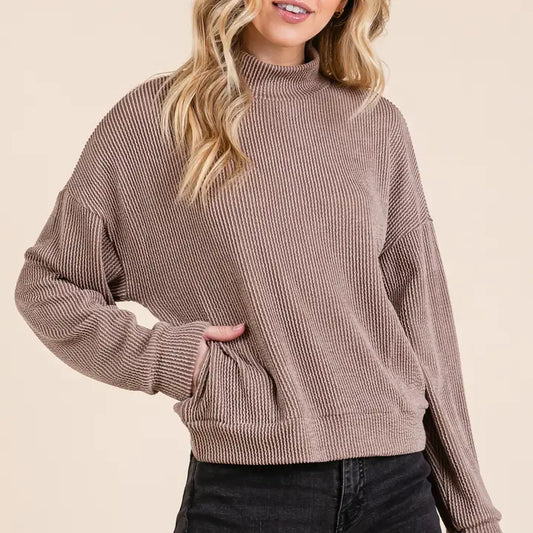 Women's Pullover Rib Top