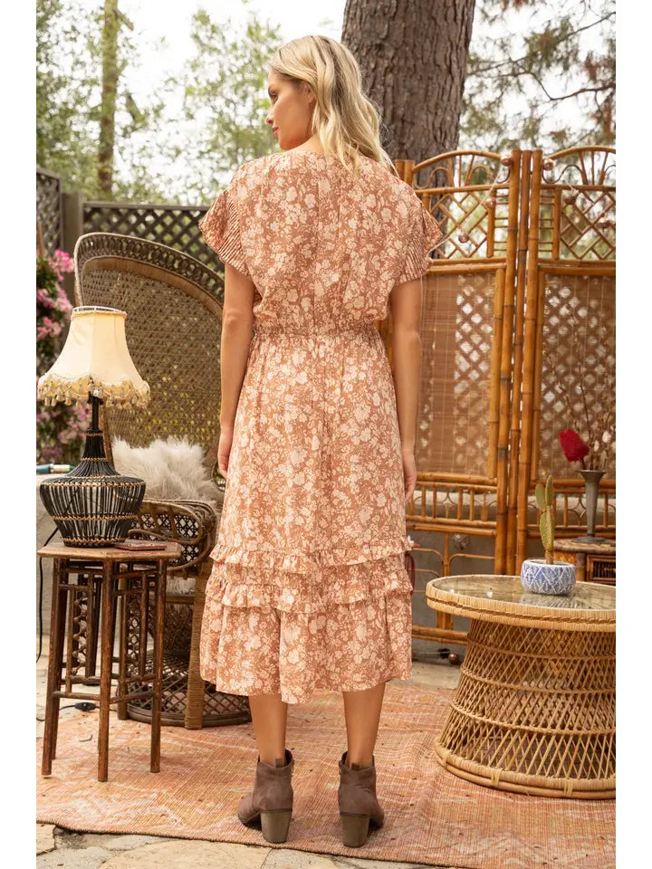 Gracelyn Floral Midi Dress