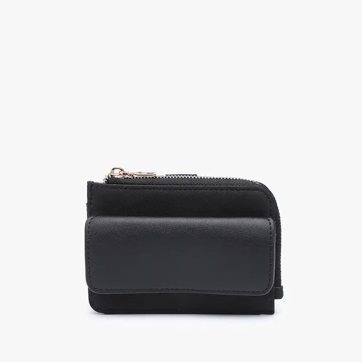 Joanna Faux Suede Multi-Compartment Wallet